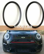 Express MATT Satin Black Headlight Surrounds for MINI F55 F56 F57 JCW Cooper S (for: Mini)