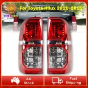 A Pair Right+Left Rear Tail Light Lamp For Toyota Hilux 2WD 4WD UTE 2011~2015 (for: Toyota)