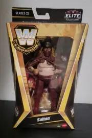 * MATTEL WWE ELITE COLLECTION LEGENDS SERIES 22 THE SULTAN Damaged BOX