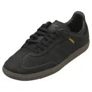 adidas Samba Womens Casual Trainers in Black Gum