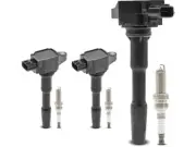 Ignition Coil and Spark Plug Kit For 16-17 Smart Fortwo 0.9L 3 Cyl Proxy BH87M4 (for: Smart)