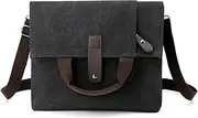 [CORIOS] Men's Shoulder Bags Canvas Shoulder Bag Casual Handbags Large Shoulder Handbag Handbag for Travel School College Work Outdoor