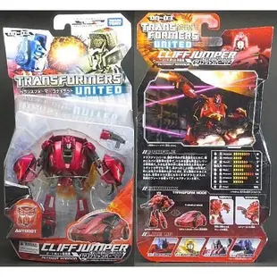 變形金剛經典UNITED日版D級UN-03高速大黃蜂CLIFFJUMPER 跳崖者 經典版TAKARA tomy