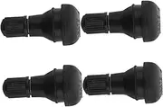 Cabilock 4pcs Rubber Tire Valve Stem Snap-in Sealant Vehicle Tire Replacement Tool Kit Long-lasting