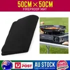 Fire Pit Mat Fireproof Camping Picnics Stove Grill Mat Blanket for Outdoor BBQ