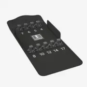 Wera 136451 Textile Case for 8740 C Bit Sockets, Empty