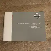 New Blank Nissan Service Log Book Booklet