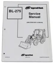 Bobcat BL275 Loader Backhoe Service Manual Shop Repair Book Part # 6901968