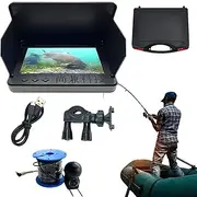Fishing Monitor | Waterproof Fish Finder with 12x Infrared Lights,220 Degree Wide Angle Video Fish Finder, Portable Professional Fishing Aid for Men and Women