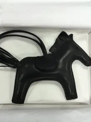 HERMES 限量黑馬吊飾 So black Rodeo horse charm MM