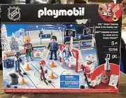 Playmobil 9294 NHL Advent Calendar (2016) 71 Pieces New Sealed Box Damage RARE!