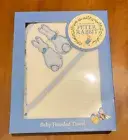 Bubba Blue Peter Rabbit Hooded Towel Blue Newborn Gift Baby Bath Towel