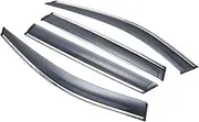 STIDPFZX Window Visor Compatible for Mercedes -Benz GL Class GL450 X164 2007-2012 Car Rain Shield Deflectors Awning Trim Cover Exterior Car-Styling