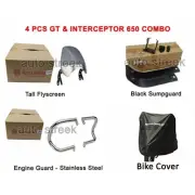 Royal Enfield GT & Interceptor 650 4Pcs Accessories Combo Pack (for: Royal Enfield)