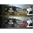 Solar Powered Security Camera 3MP 1080P HD Wireless 360° PIR Motion Detection O❤