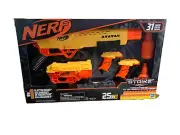 NERF ALPHA STRIKE MISSION OPS SET 4 BLASTERS 2 HALF TARETS 25 DARTS *DM