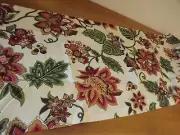 NEW PDK WORLDWIDE VALANCE Jameson floral pattern 48Wx18.5" NWT