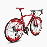 Cyrusher XC700 Road Bicycle Shinano 2400 Aluminium Frame 54/56cm 700C 70MM Mens Road Bike 16 Speeds Mechanical Disc Brakes