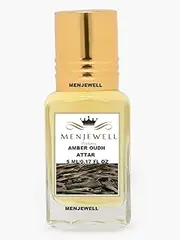Menjewell Fragrances Amber Oudh Long Lasting Attar, 5 Ml, 50 g