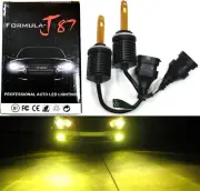 LED Kit M10 100W 881 3000K Yellow Two Bulbs Head Light Replacement ATV UTV Bike