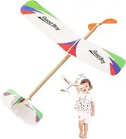 Plane Model,Airplane Model Set for Kids - Rubber Band Powered Play and Learn Toy for Outdoor Park Birthday Carnival Party