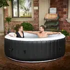 183CM Hot Tub Portable Inflatable Spa Swim Spa Massage Outdoor Pool 4 People