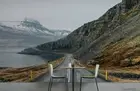 3D Mountain Highway Lake Wallpaper Wall Murals Removable Wallpaper 314
