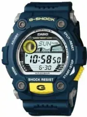 New Casio Men's G7900-2D G-Shock Blue Resin Digital Dial Watch