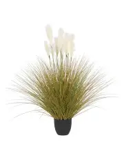 [SOGA] Potted Bulrush Grass Artificial Plant 137cm in Multi