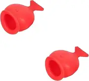 2pcs Silicone Lip Plumping Tool Plumper Enhancer Lip Suction Device Portable Beauty Tool
