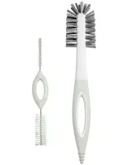 [Boon] Baby Feeding Bottle And Brush Set in Grey