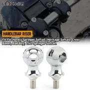 For Harley Springer Softail Heritage Softail FLSTS Handlebar Risers Kit Chrome