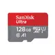 SANDISK ULTRA 128G A1 microSD UHS-I記憶卡(SD-SQUAB-128G) 傳輸最高140MB 手機擴充