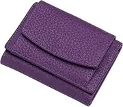 [HSHTTKL] Leather Wallet Portable Mini Card Holder RFID Blocking Coin Purses for Women Versatile Design Coins Pocket
