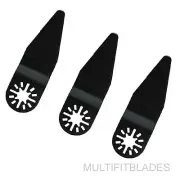 3 x Oscillating Tool Tapered Sealant Cutter - fits older Fein Multimaster models