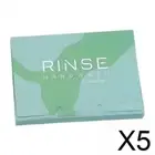 5 x 50x Soap Sheets for Hand Washing Mini Soap Paper for
