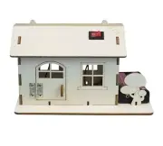 STEM DIY Physics Learning Dynamo Science Experiment House Light Toys Kids Cool