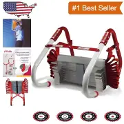 Durable 13-Foot Fire Escape Ladder - Tangle-Free Emergency Evacuation Tool