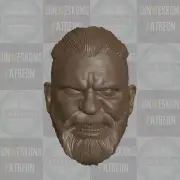 Kraven Sergei Kravinoff PS5 v2 custom head for 1:10 1:12 1:18 1:6 action figures