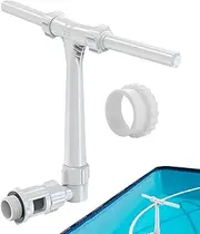Pool Fountain, Du-al Spray Water Fountains for Aboves Ground/Inground Pools, 360° Adjustable Waterfall Pool Sprinkler Fountain, Pool Accessories for Relaxation & Cooling