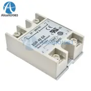 24V-380V 40A 250V SSR-40 DA Solid State Relay Module 3-32V DC To AC