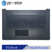 6070B1308103 Palmrest Cover w/ Backlit Keyboard ＆ Touchpad For HP 17-CA 17-BY