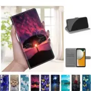 Painted Pattern Magnetic Case For Google Pixel 9 8 8 Pro 7A 7Pro 6A Wallet Cover