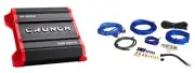 Crunch GP-1000.2 Ground Pounder 1000 Watt 2-Channel Car Stereo Amplifier+Amp Kit