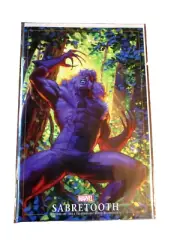 SABRETOOTH WOLVERINE #47 MARVEL COMICS AWESOME COVER INTRO BAD SEED A128