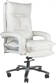 Stable Leather Office Chair Comfortable Boss Chair，Ergonomic Design Computer Chair，Rotatable and Height-Adjustable Desk Chair Mobile