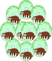 Dexcom G6 Precut Lazy Sloth Adhesive Patches - 10 Pack
