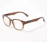 Prive Revaux The Presley Blue Light Readers in Brown Horn Strength 3.5 A477140