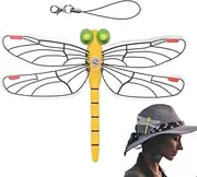 Dragonfly Figurine | Natural Deer and Horse Fly Repelling | Realistic Dragonfly Figure for Fly Repelling | Large Artificial Dragonfly Figurine for Home D?cor and Pestt Control