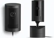Outdoor Camera Plus Plug-in + Pan-Tilt Indoor Camera | DIY Security Camera | 2K, Wide Field of View, 24/7 Recording (plan required) | Alternative to CCTV I 30-day free trial of Ring Home Plan